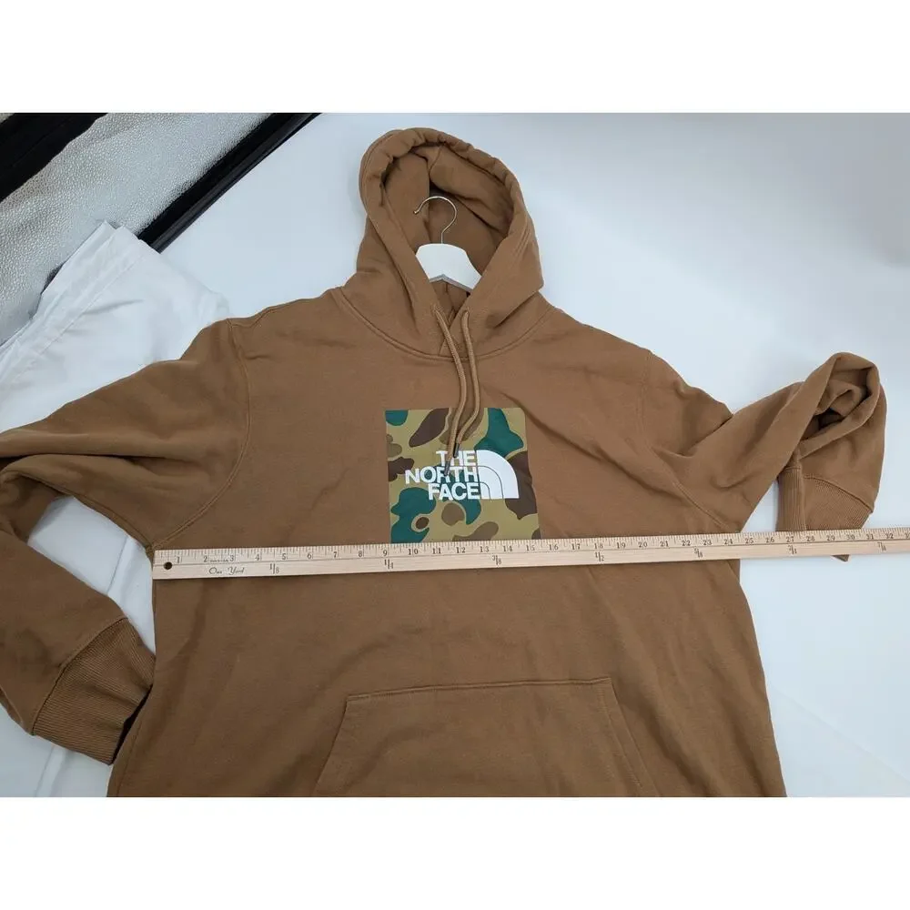 The North Face Men's XL Brown Camo Hoodie Hiking Camping Fishing Outdoors